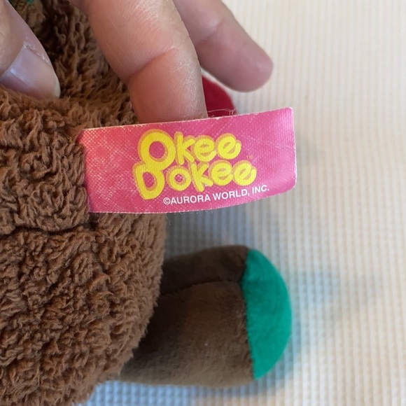 Okee Dokee Reindeer Plush Green And Brown - Picture 7 of 11